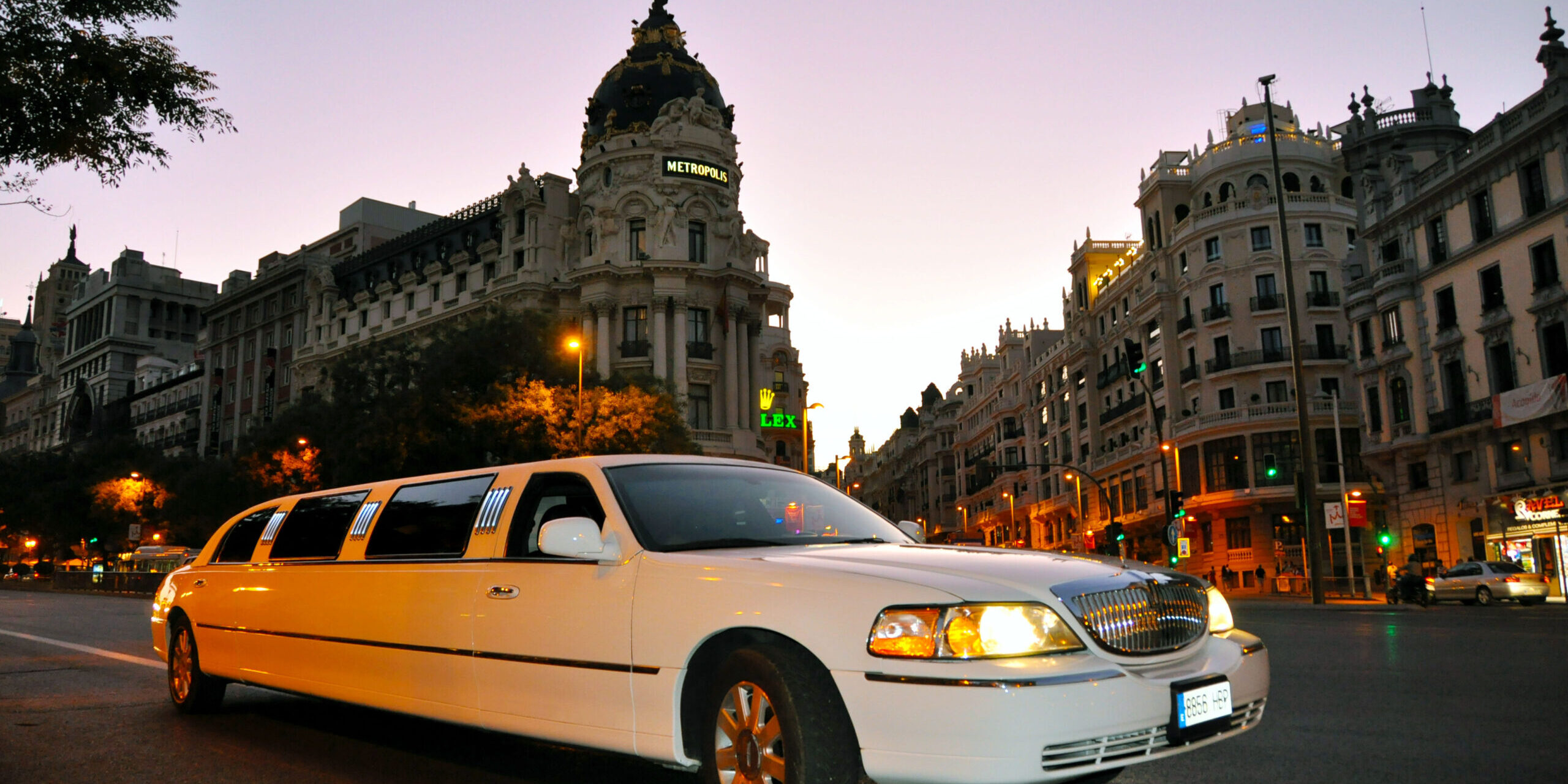 Limusinas Madrid XXL Lincoln Blanca